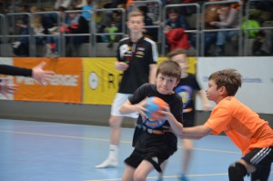 U9-Mini-Handballturnier, Sporthalle Hollgasse, 14.2.2016_FIVERS-Spieler Fuchs
