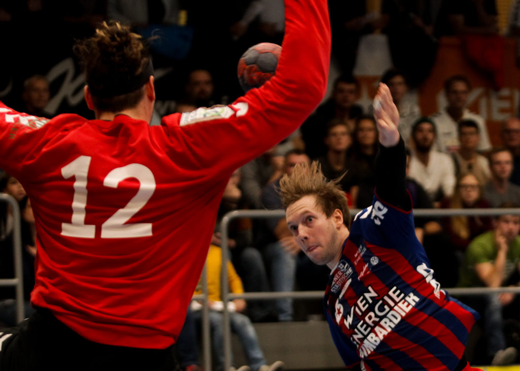 17.11.2018 Handball, HLA, Wien, Hollgasse, Fivers - Graz, David Brandfellner , Copyright DIENER / Philipp Schalber